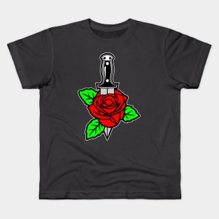 Rose and Dagger Kids T-Shirt